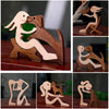 Family Puppy Wood Dog Craft
