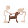 Family Puppy Wood Dog Craft