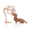 Family Puppy Wood Dog Craft