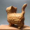 Cat Model Crafts Hand-carved Wooden Cat Statue