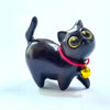Cute Small Wooden Cats Figurine Handmade Carving Cats Home Decoration Figurine Gift Cats Accessories Decoration Crafts Figurines