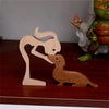 Family Puppy Wood Dog Craft