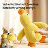 Dog toy with bite resistant grinding teeth