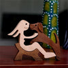 Family Puppy Wood Dog Craft